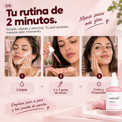 Medicube PDRN Pink Peptide | Tratamiento Tensor Anti-Edad con ADN de Salmón