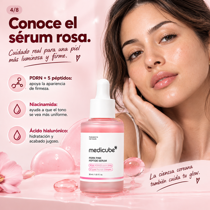 Medicube PDRN Pink Peptide | Tratamiento Tensor Anti-Edad con ADN de Salmón
