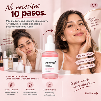 Medicube PDRN Pink Peptide | Tratamiento Tensor Anti-Edad con ADN de Salmón